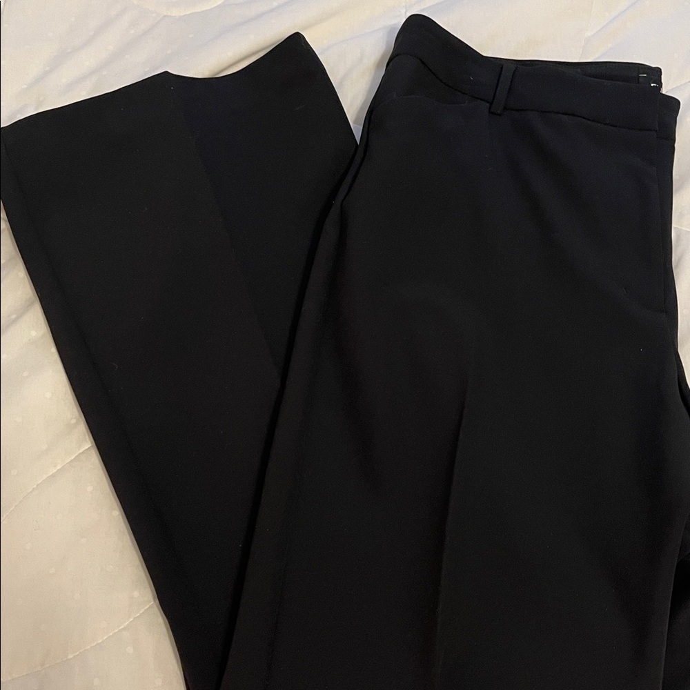 Express Women’s Black flare leg Dress Pants 16 - Picture 2 of 5